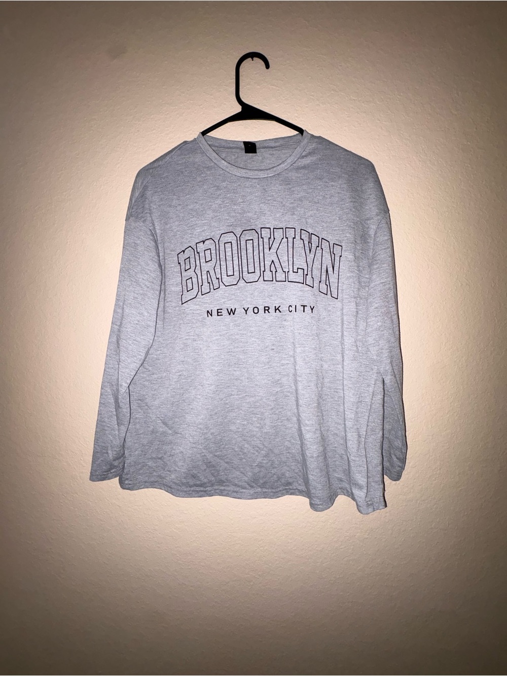 SHEIN Light Grey Long Sleeve